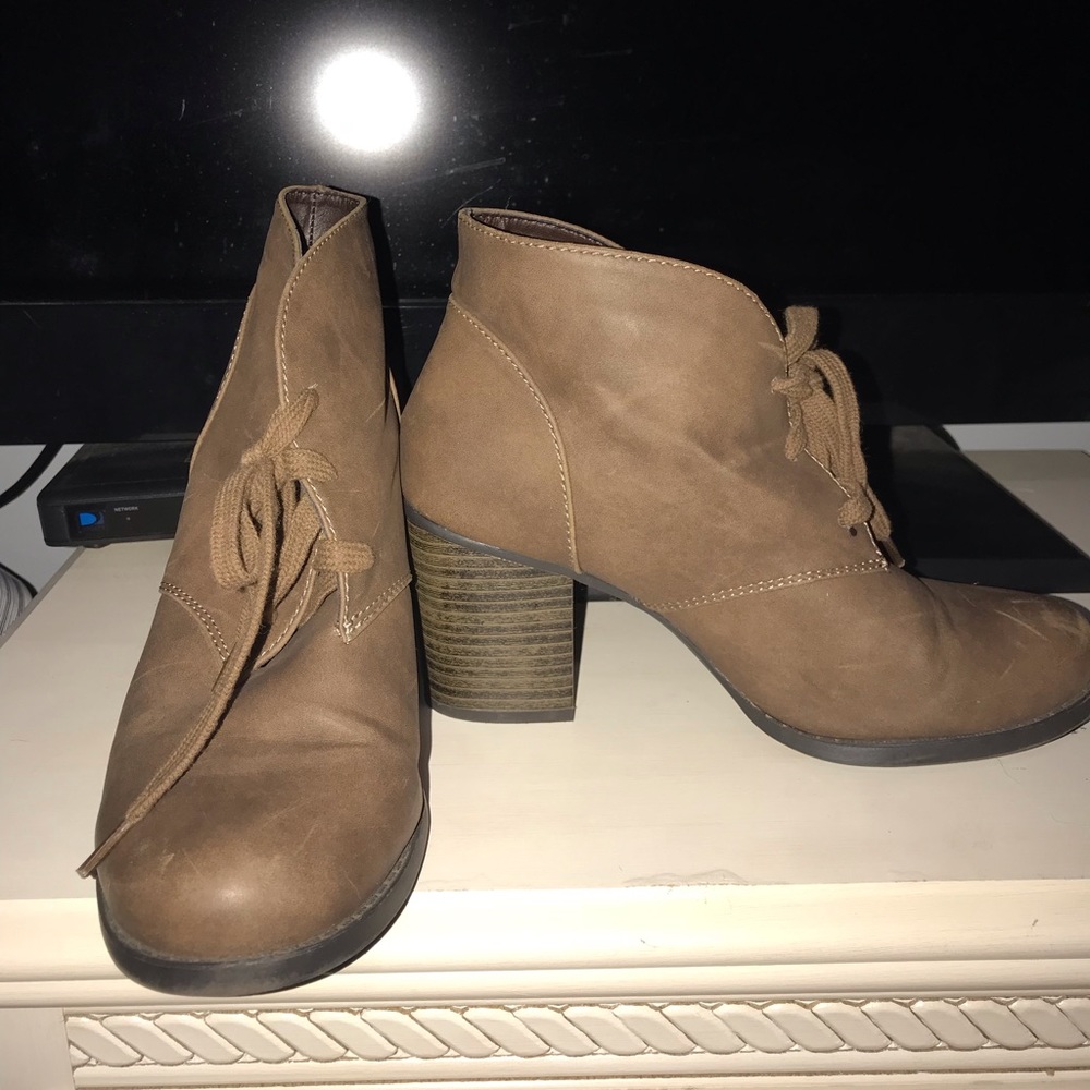 Ankle Boots Chunky Heels